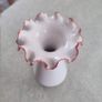 Fenton Rose Crest Pottery small Vase. Image 2