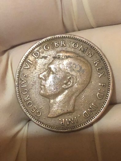 George VI half penny  x 36 Pictures