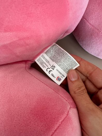 Pink plush toy