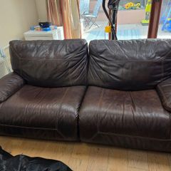 leather recliner sofa