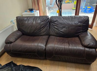 leather recliner sofa