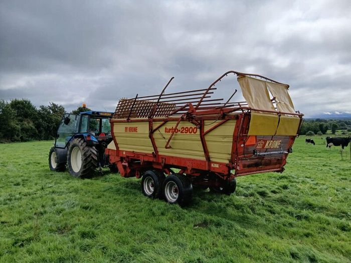Krone Turbo 2900 Silage Wagon Zero Grazer