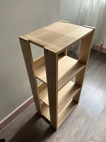Small wooden shelves