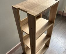 Small wooden shelves