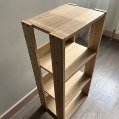 Small wooden shelves
