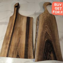 European Walnut Board 65cm - Solid One Piece - Handmade