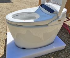 Modern Smart One-Piece 1.28 GPF Floor Mounted Elongated Toilet and Bidet with Seat