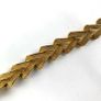 Mid century gold tone costume necklace Image 7