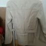 Cream Leather jacket Image 2