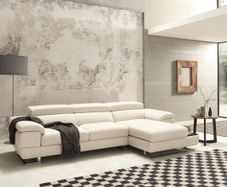 Italian pure leather  sofas with electric recliner half price