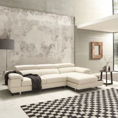 Italian pure leather  sofas with electric recliner half price