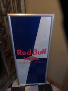 Red Bull Metal Sign