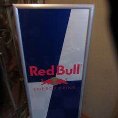 Red Bull Metal Sign