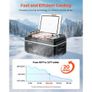 Car Refrigerator, DC 12/24V AC100-240V Compressor Electric Cooler, -20C to 20C Car Fridge with APP Control, 20L Cars Freezer for RVs, Campsites, Boats, Camping, Fishing, 60W Portable Freezer Image 2