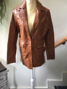 Real Leather jacket , size UK10-12
