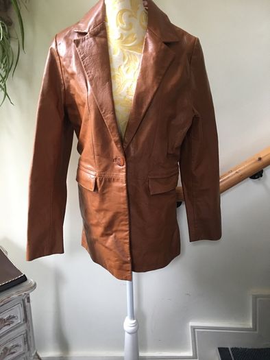 Real Leather jacket , size UK10-12