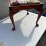 Beautiful vintage  stool / footstool with cabriole legs Image 4