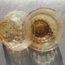 Pair of Amber Glass Dishes Image 6