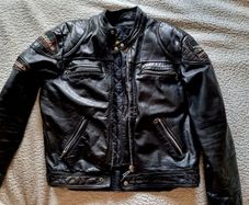 Helstons  Vintage  Motorcycle Jacket Large