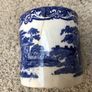 Antique George Jones The Abby Blue Jam Jar Image 4