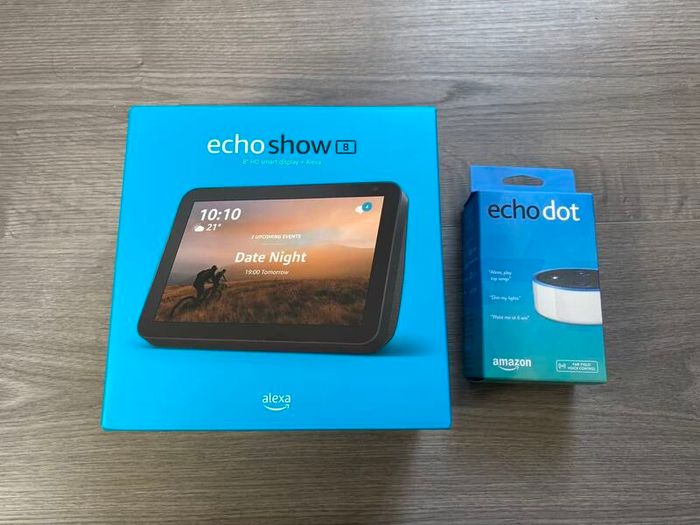Amazon Echo Show 8 1st Gen and Echo Dot 2nd Gen