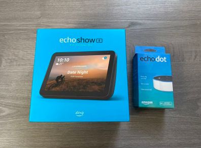 Amazon Echo Show 8 1st Gen and Echo Dot 2nd Gen