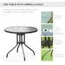 6 Pcs Bistro Set, Texteline-Black Image 4