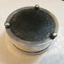 PRICE DROP Vintage Solid Silver Velvet Lined Jewellery Box, Birmingham 1940, 162g Image 8