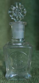 Antique 1800s Societe Hygienique Paris France Perfume Bottle. In Perfect Condition.