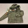 Olive green down filled ladies jacket Image 2