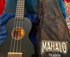 Mahalo brand ukulele with case & clip-on tuner