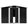 Garden Shed 257x580x181 cm Metal Anthracite Image 2