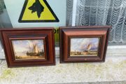 Dutch oil shipping paintings free postage