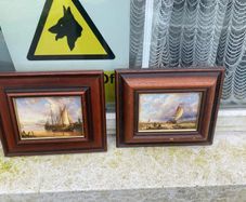 Dutch oil shipping paintings free postage