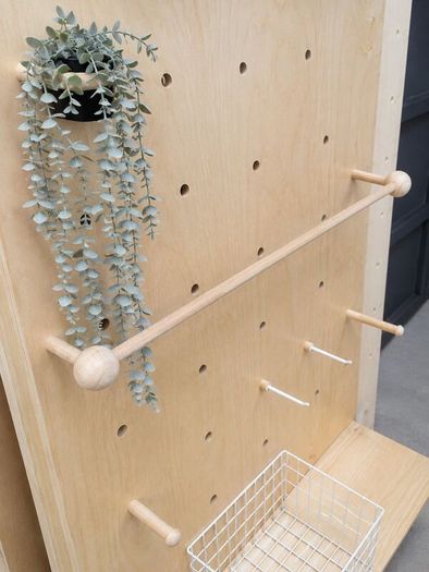 Complete Birch Ply Pegboard Shop Fit-Out 21 Panel