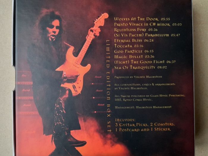 Yngwie Malmsteen Parabellum CD Ltd Edition box set