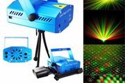 R&amp;G Red Green Adjusting DJ Disco Party LED Laser Projector Stage Light DJ Stage Music Disco Lights