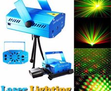 R&G Red Green Adjusting DJ Disco Party LED Laser Projector Stage Light DJ Stage Music Disco Lights
