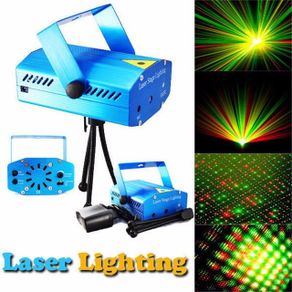 R&G Red Green Adjusting DJ Disco Party LED Laser Projector Stage Light DJ Stage Music Disco Lights