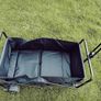 Camping trolley/ Huge wide wheels Beach wagon/ Garden cart/ Wagon cart/ Trolley Heavy Duty, Large Folding Wagon with Wide All-Terrain Wheels, Garden Cart Pull Along Hand Truck for Camping Beach Fishing Image 6