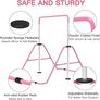 FREE EXPRESS SHIPPING Gymnastics Bars, Junior Training Kip Bar Gymnastics Equipment for Home,Adjustable Height Folding Horizontal Bar with Gymnastic Rings for Kid Image 3