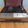 TELLUX TLP4/BSR portable record player. 3 Speed Turntable, 33, 45, 78 RPM. Vintage 1970's. Antique. Vinyl. 70's. Turntable. Image 5