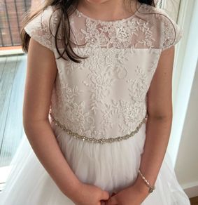 Beautiful Communion Dress from Fashion Angel Boutique 8 yr old