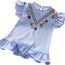 Ruffle Stripe Dress Girls Image 7