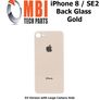 iPhone 8 SE2 Replacement Back Glass Door Cover with Adhesive Gold Image 3