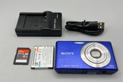 Sony Cyber-shot DSC-W530 14.1MP Digital Camera Blue\Purple - Full Kit