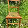 Edwardian Cane Seat Chair Image 2