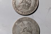 Silver sixpence X2.