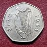 Ireland 1983 50P Fifty Pence Excellent coin Image 6