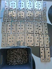 21 x Eclipse Polished Chrome Grade 13 Fire Rated Ball Bearing Hinges 102mm x 76mm
